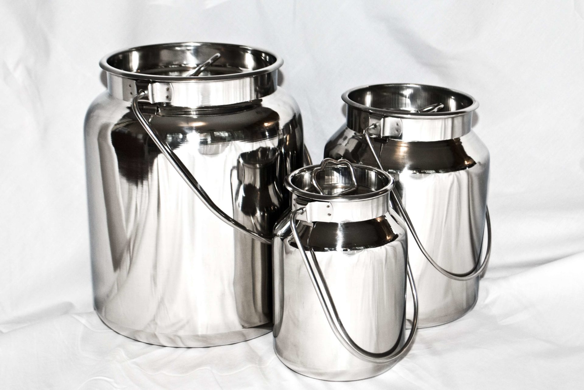 milk cans group