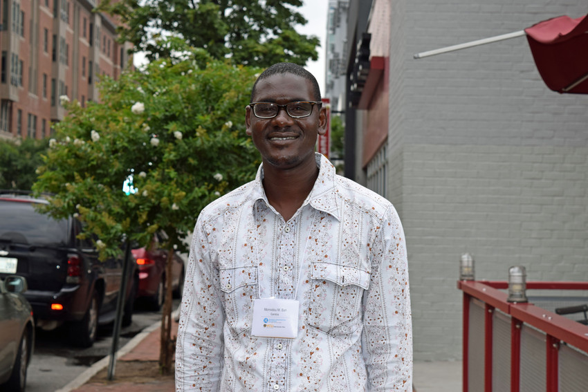 Momodou Bah is a former sponsored child from The Gambia, and he is a Mandela Washington Fellow, a prestigious post for young African leaders.